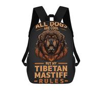 sinyumoney Tibetan Mastiff Quote Mochila Escolar De Moda, Mochila Para Material Escolar, Mochila Impermeable Informal Para Hombres/mujeres 17inch