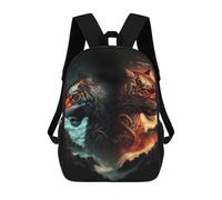 sinyumoney Tiger Art Print, Fantasy Wildlife Decor Mochilas Para Niños 17inch Mochila Escolar Mochila Escolar Impresa En 3D Para Niños De Primaria Y Secundaria
