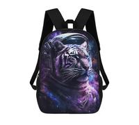 sinyumoney Tiger Astronaut Space Art Print-3 17inch Mochilas Escolares Impresas En 3D, Mochilas Escolares De Moda Para Niños De Primaria Y Secundaria