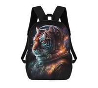 sinyumoney Tiger Astronaut Space Suit-3 Mochila Escolar Resistente Al Agua, Mochila Escolar De Negocios Para Niñas, Niños Y Adolescentes 17inch