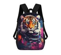 sinyumoney Tiger Astronaut Space Suit-5 Mochilas Infantiles Impresas En 3D Para Niños. Mochilas De Viaje De Moda Para Niños. Mochila Escolar Para Estudiantes De Primaria Y Secundaria.