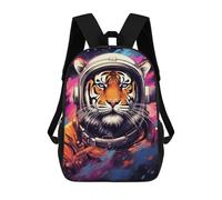 sinyumoney Tiger Astronaut Space Suit-7 Mochilas Infantiles Impresas En 3D Para Niños. Mochilas De Viaje De Moda Para Niños. Mochila Escolar Para Estudiantes De Primaria Y Secundaria.