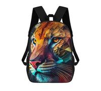 sinyumoney Tiger Bold And Majestic Mochila Escolar Impresa En 3D Para Niños, Mochila Escolar Informal De Moda Para Viajes Para Niños Y Estudiantes 17inch