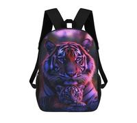 sinyumoney Tiger Cub And Mother Mochila Escolar Impresa En 3D Para Niños Y Niñas, Mochila Para Portátil Para Niños/estudiantes/adultos 17inch