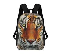 sinyumoney Tiger Eyes Mochila Escolar Impresa En 3D 17inch Mochilas De Moda Para Niños, Mochilas Escolares Para Niños De Primaria Y Secundaria