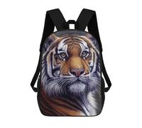 sinyumoney Tiger Face Animal Mochilas Para Niños Mochila Escolar Mochila Escolar Impresa En 3D Para Niños Estudiantes De Primaria Y Secundaria 17inch