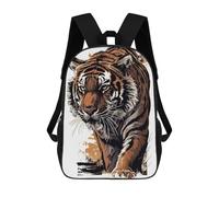 sinyumoney Tiger Face Painting Animal Mochila Escolar Impresa En 3D Para Niños Mochilas De Viaje De Alta Capacidad Bolsas Para Libros Mochila Escolar Para Niños Mochila 17inch