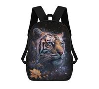 sinyumoney Tiger Fantasy Art Print-1 Mochila Escolar Infantil De 17 Pulgadas, Impresa En 3D, Estilo Casual, Para Niños, Ideal Para Viajes, Como Mochila Escolar O Para Llevar Libros.