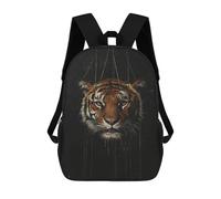 sinyumoney Tiger Head String Art Mochilas Infantiles Impresas En 3D Para Niños. Mochilas De Viaje De Moda Para Niños. Mochila Escolar Para Estudiantes De Primaria Y Secundaria.