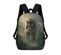sinyumoney Tiger in Amazon Rainforest-1 Mochilas Para Niños 17inch Mochila Escolar Mochila Escolar Impresa En 3D Para Niños De Primaria Y Secundaria