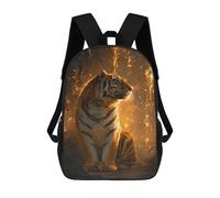 sinyumoney Tiger in Amazon Rainforest Mochila Grande Para Portátil Resistente Al Agua Para La Escuela - Perfecta Para Viajes, Trabajo Y Uso Diario 17inch