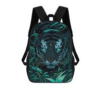 sinyumoney Tiger in Night Mochilas Impresas En 3D Para Niños, Mochila Escolar, Mochila De Moda Para Niños De Primaria Y Secundaria 17inch