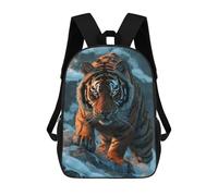 sinyumoney Tiger in Snowy Habitat Mochila Escolar, Mochila Para Portátil, Mochila Para Adolescentes, Niñas, Niños, Mujeres Y Hombres 17inch
