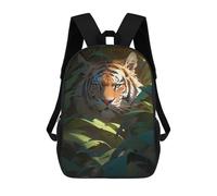 sinyumoney Tiger in The Jungle-7 Mochila Para Niños, Adolescentes Y Estudiantes, Mochilas Para Niñas, Mochilas Para Niños Pequeños, Primaria Y Secundaria 17inch