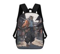 sinyumoney Tiger Karate Fighter Mochila Escolar Para Niños De 17 Pulgadas, Mochila Informal De Viaje Para Niños Y Niñas, Mochila De Gran Capacidad Para El Día A Día 17inch