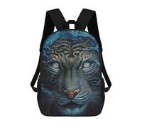 sinyumoney Tiger Magical World Mochila Escolar Infantil Impresa En 3D, Mochila Informal De Moda Para Niños, Mochila De Viaje De Alta Capacidad Para Libros Para Niños 17inch