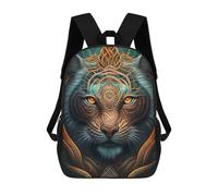 sinyumoney Tiger Mystical Beings Mochila Infantil, Mochila Escolar De Gran Capacidad Para Estudiantes, Mochila Para Libros, Mochila Para Niños, Niñas, Adultos Y Adolescentes 17inch