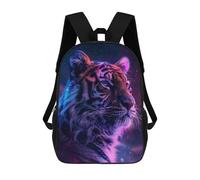 sinyumoney Tiger Space Animal Mochila Infantil, Mochila Escolar De Gran Capacidad Para Estudiantes, Mochila Para Libros, Mochila Para Niños, Niñas, Adultos Y Adolescentes 17inch