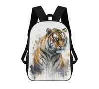 sinyumoney Tiger Watercolor Mochila Escolar Infantil Impresa En 3D Para Niños, Mochila De Viaje De Alta Capacidad, Bolsas Para Libros, Mochila Escolar Infantil 17inch