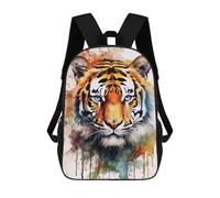 sinyumoney Tiger Watercolor Mochilas Infantiles Mochila Escolar Impresa En 3D Para Niños Mochilas De Viaje Bolsas Para Libros Para Niños 17inch Mochila Escolar