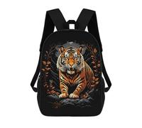 sinyumoney Tiger Wild Life Pop Art Mochilas Escolares Para Niños Y Niñas, Mochilas Deportivas Informales Para Primaria, Mochilas De Gran Capacidad Para Libros 17inch