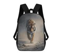 sinyumoney Tiger Wildlife Painting Artwork-3 Mochilas Infantiles Mochila Escolar Impresa En 3D Para Niños Mochilas De Viaje Bolsas Para Libros Para Niños 17inch Mochila Escolar