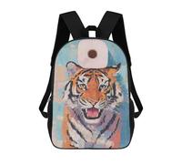 sinyumoney Tiger with Toilet Paper Mochila Escolar Infantil Impresa En 3D Para Niños, Mochilas De Viaje, Bolsas Para Libros Para Niños Estudiantes De Primaria 17inch