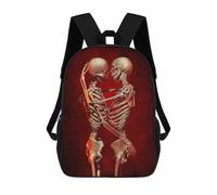 sinyumoney Till Death Do Us Part Mochila Escolar Para Niños Mochila Escolar Impresa En 3D Mochila Escolar De Moda Para Niños De Primaria Y Secundaria 17inch