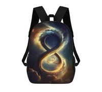 sinyumoney Timeless Universe Infinity Mochila Infantil, Mochila Escolar Para Niños Y Adolescentes, Mochila De Viaje, Mochila Escolar, Mochila Para Libros 17inch