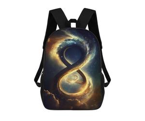 sinyumoney Timeless Universe Infinity Mochila Infantil, Mochila Escolar Para Niños Y Adolescentes, Mochila De Viaje, Mochila Escolar, Mochila Para Libros 17inch