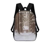 sinyumoney Togakushi Forest Mochila Escolar Resistente Al Agua, Mochila De Viaje, Bolsa Para Computadora Para Campus, Viajes Al Aire Libre, Deportes 17inch