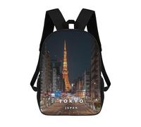 sinyumoney Tokyo Tower Mochila Escolar Infantil Impresa En 3D Para Niños, Mochilas De Viaje, Bolsas Para Libros, Mochila Escolar Infantil 17inch