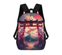 sinyumoney Torii Gate Japan Icon Mochilas Para Niños Y Estudiantes, Mochilas Escolares Impresas En 3D, Mochilas Para Estudiantes De Primaria Y Secundaria, Mochilas Para Niños Y Niñas 17inch