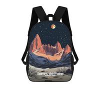 sinyumoney Torres Del Paine National Park 17inch Mochila Escolar Impresa En 3D Para Niños, Mochila Escolar Informal De Moda, Mochilas De Viaje Para Niños Y Estudiantes.