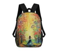 sinyumoney Towards The Sun Mochila Con Bolsillo Mochilas Impresas En 3D, Mochilas De Viaje, Mochilas Para Libros, Mochila Escolar Para Niños 17inch