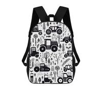 sinyumoney Tractor Tales A Farm Adventure Mochila Escolar Impresa En 3D Para Niños Y Niñas, Mochila Escolar, Mochila De Viaje Para Niños 17inch