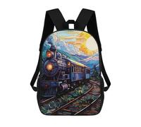 sinyumoney Train Journey Mochila Infantil, Mochila Escolar Para Niños Y Adolescentes, Mochila De Viaje, Mochila Escolar, Mochila Para Libros 17inch