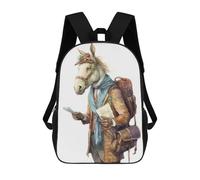 sinyumoney Travel Guide Horse Mochila Escolar Resistente Al Agua, Mochila De Negocios Para Hombres, Mujeres Y Adolescentes 17inch