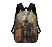sinyumoney Travel Guide Rabbit Mochila Escolar Resistente Al Agua Para Computadora, Ideal Para Campus, Actividades Al Aire Libre, Viajes Y Deportes 17inch