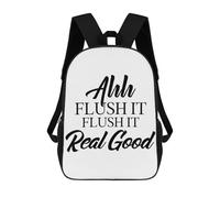 sinyumoney Travel to Addis Ababa - Mochila escolar de secundaria, mochila informal para hombres y mujeres, Flush It, 17"