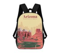 sinyumoney Travel to Arizona Mochila Infantil Para Niñas Y Niños, Mochila De Día, Escuela Primaria, Perfecta Para La Vuelta Al Cole O Educación Física, Regalos Y Viajes 17inch