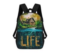 sinyumoney Tree Is Life Mochila Escolar Grande Resistente Al Agua Para Portátil Para Niños/niñas/adolescentes 17inch