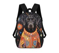 sinyumoney Tribal Animal 15 Labrador Mochila Escolar Para Niños Con Impresión 3D, Mochila Moderna Para Niños Y Niñas, Mochila Informal Para Estudiantes. 17inch