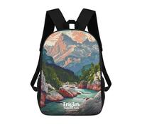 sinyumoney Triglav National Park, Slovenia Mochila, Mochila Infantil, Mochila Escolar Para Estudiantes, Mochila Para Libros, Mochila Escolar Impresa En 3D Para Niños Y Niñas 17inch