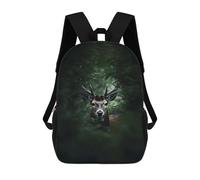 sinyumoney Trophy Deer Head Stag Mochila Infantil, Mochila Escolar Para Niños Y Adolescentes, Mochila De Viaje, Mochila Escolar, Mochila Para Libros 17inch