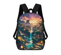 sinyumoney Tropical Euphoria Mochila Escolar Para Niños Y Niñas, Mochila Informal De Viaje, Mochila De Gran Capacidad Para El Día A Día 17inch