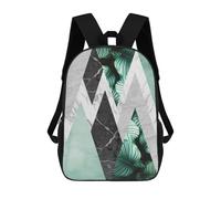 sinyumoney Tropical Geometry Mochila Escolar Infantil Impresa En 3D, Mochila Informal De Moda Para Niños, Mochila De Viaje De Alta Capacidad Para Libros Para Niños 17inch