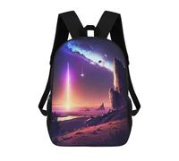 sinyumoney Twilight Fantasy Landscape Mochilas Para Niños Y Estudiantes, Mochilas Escolares Impresas En 3D, Mochilas Para Estudiantes De Primaria Y Secundaria, Mochilas Para Niños Y Niñas 17inch
