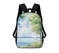 sinyumoney Twilight Sail Mochila Escolar Infantil De 17 Pulgadas Con Estampado 3D De Películas De Anime Para Niños, Mochila De Viaje, Mochila Escolar Infantil