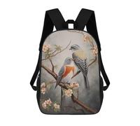 sinyumoney Two Birds on Branch Mochila, Mochila Escolar Impresa En 3D, Bolsa Para El Almuerzo Escolar, Mochila De Viaje, Mochila Para Amigos, Mochila Escolar Para Niñas Y Niños 17inch